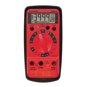 Amprobe 35XP-A compact digital multimeter front view showing the LCD display, rotary function dial and input jacks.